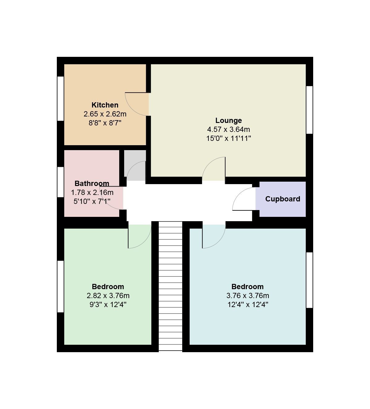 2 Bedrooms Flat to rent in Kennedy Crescent, Kirkcaldy, Fife KY2