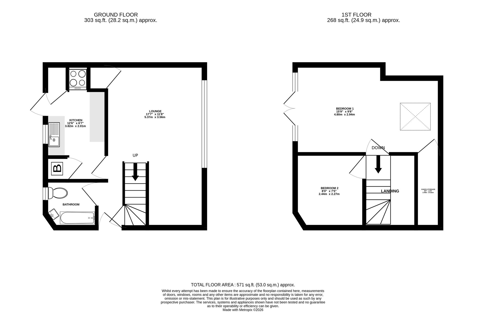 129 Hayling Road, Watford floorplan