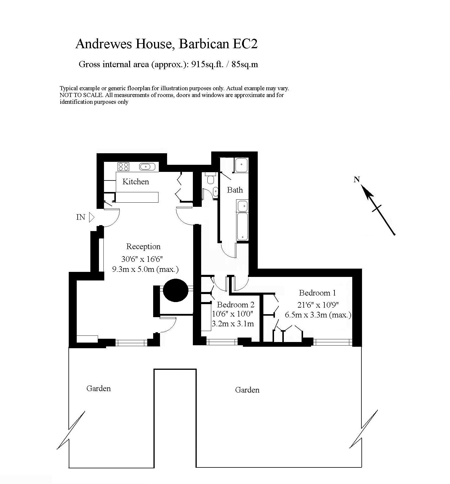 2 Bedrooms Flat to rent in Andrewes House, Barbican, London EC2Y