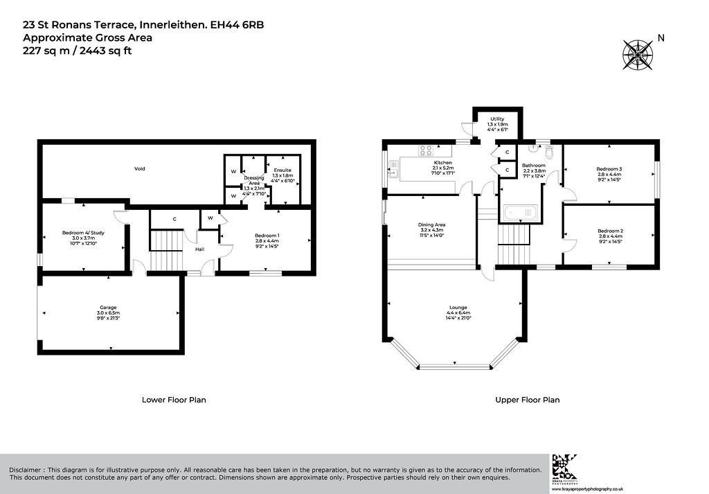 23 St. Ronans Terrace, Innerleithen floorplan
