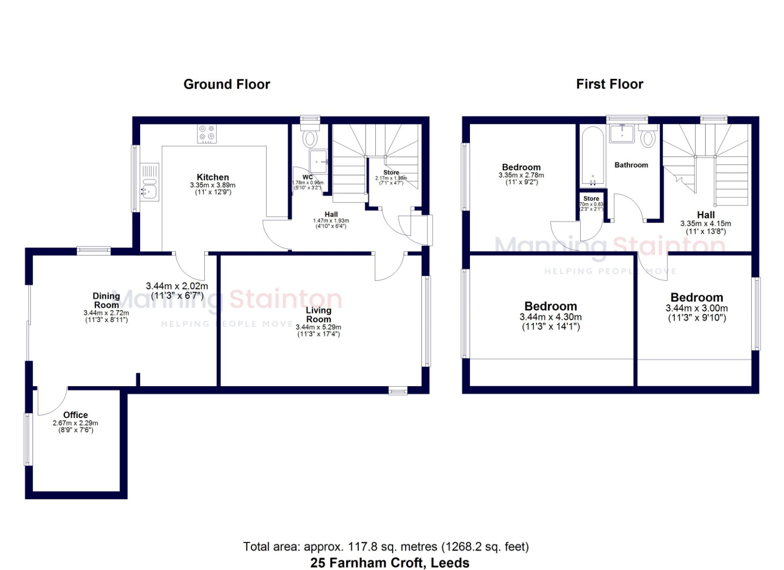 25, Farnham Croft, West Yorkshire floorplan