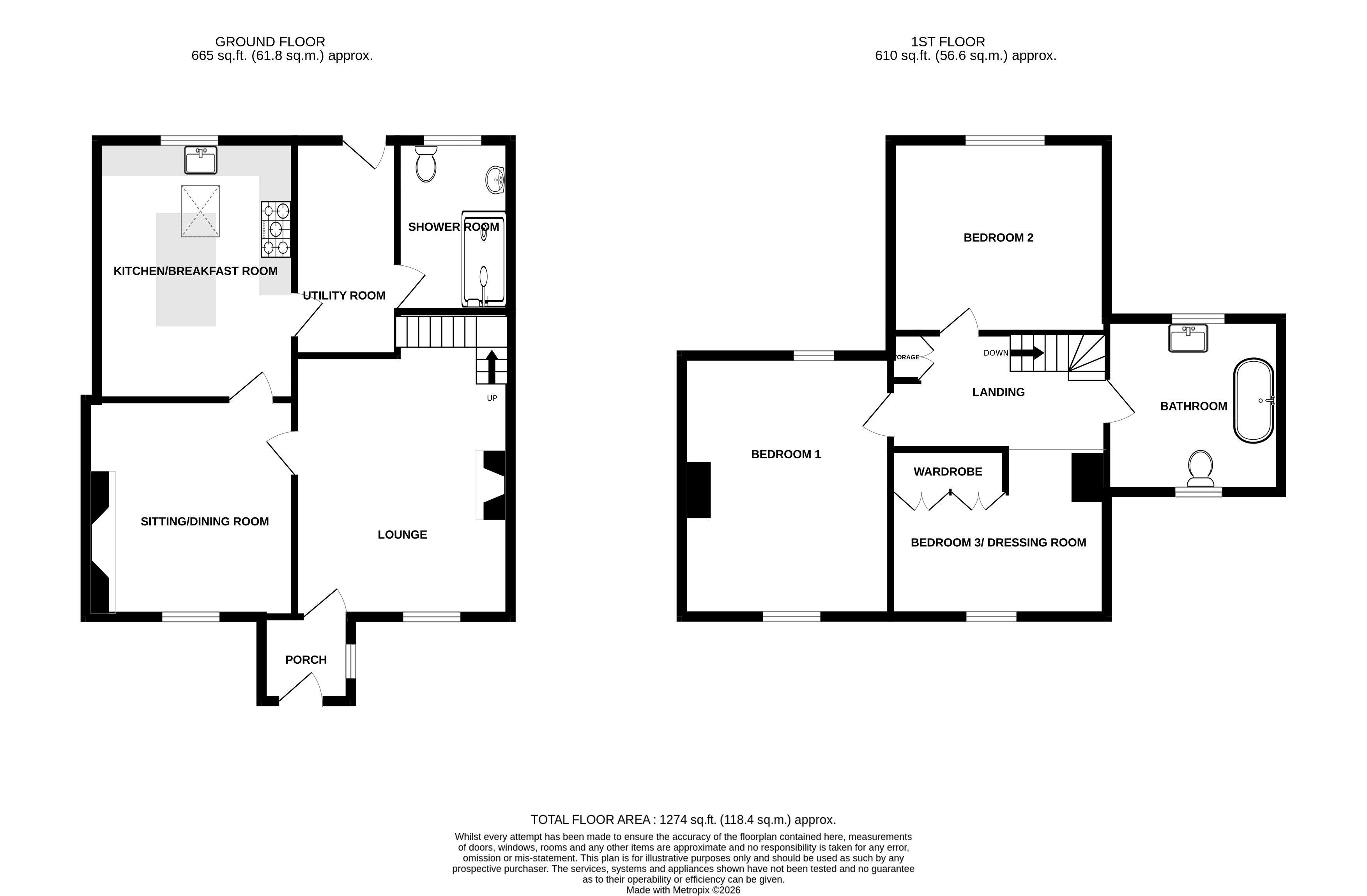 15, Green Lane, Colchester floorplan