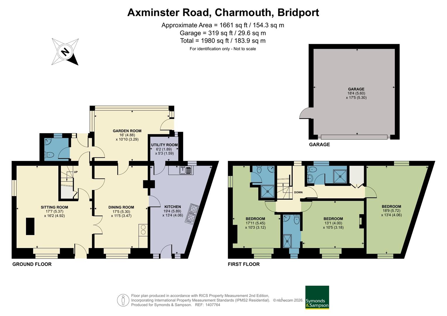 Springfield House, Axminster Road, Bridport floorplan