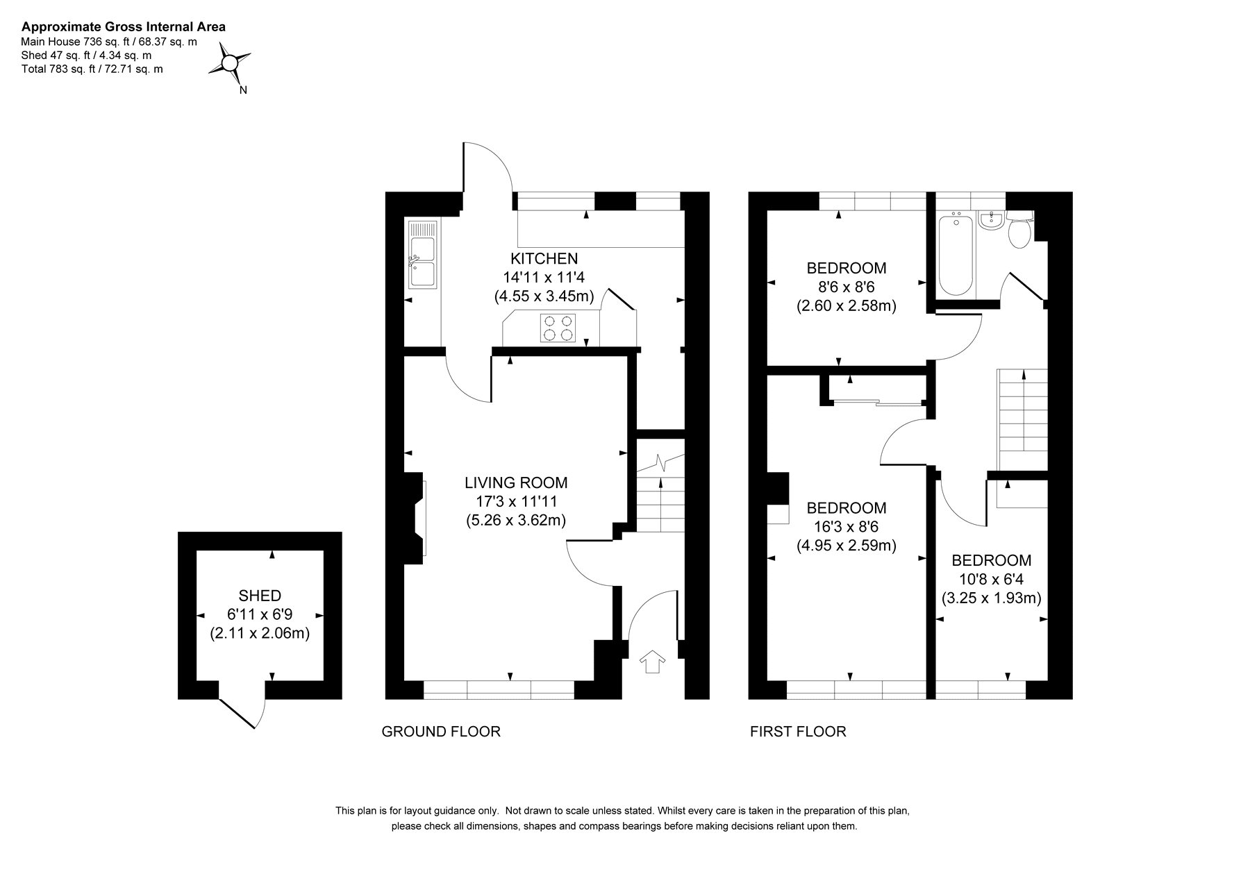 72, Connaught Crescent, Woking floorplan