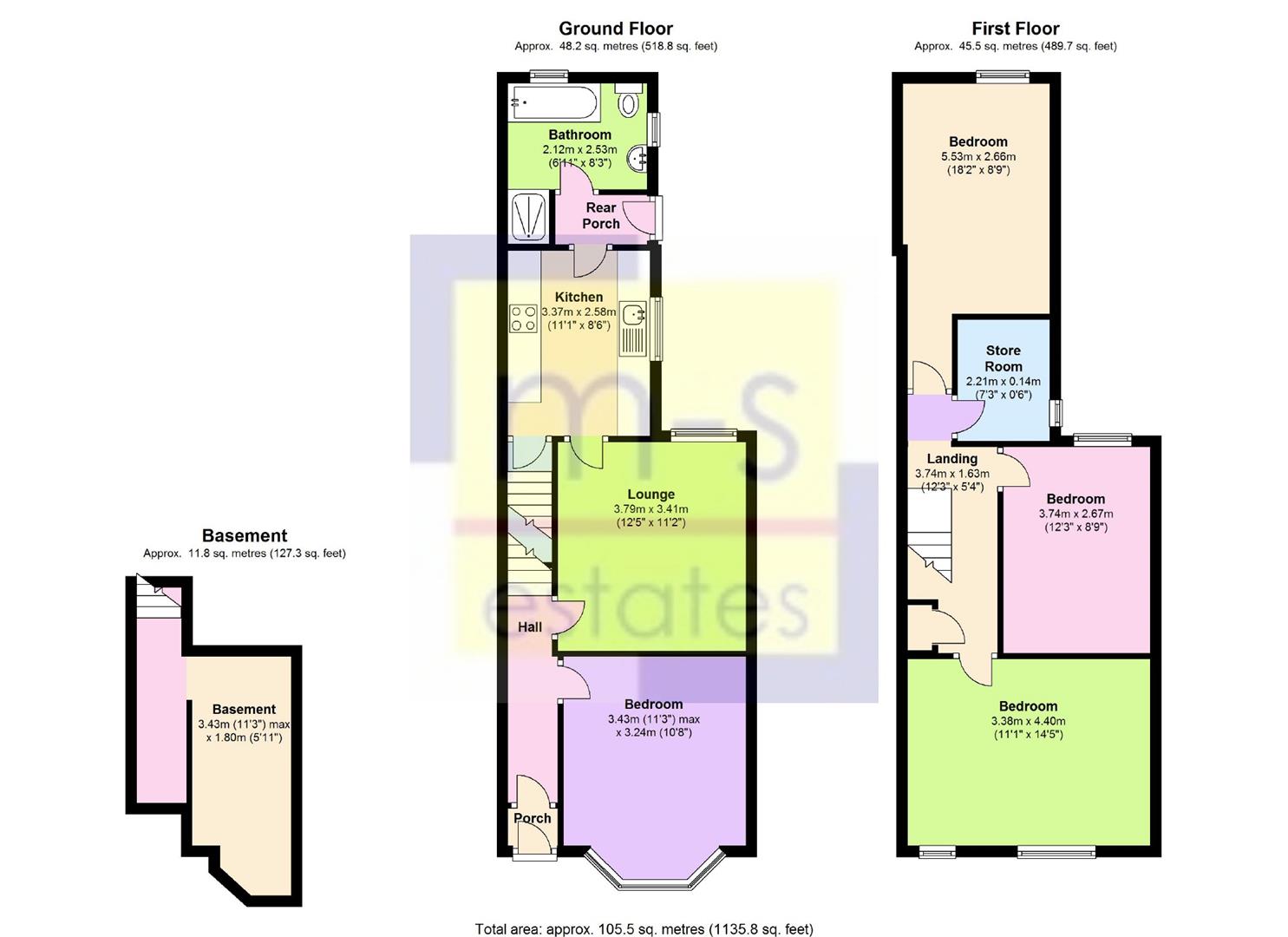 4 Bedrooms Terraced house to rent in Cottesmore Road, Lenton, Nottingham NG7