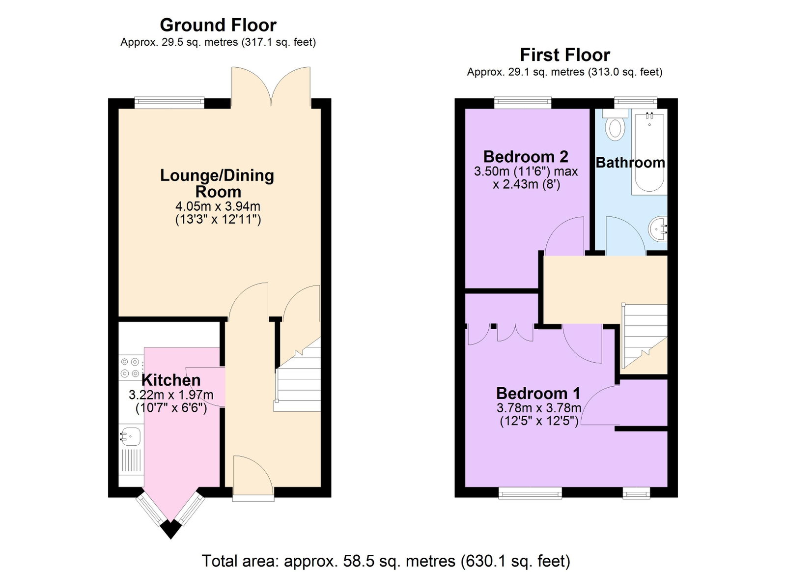 211, Park Way, Birmingham floorplan