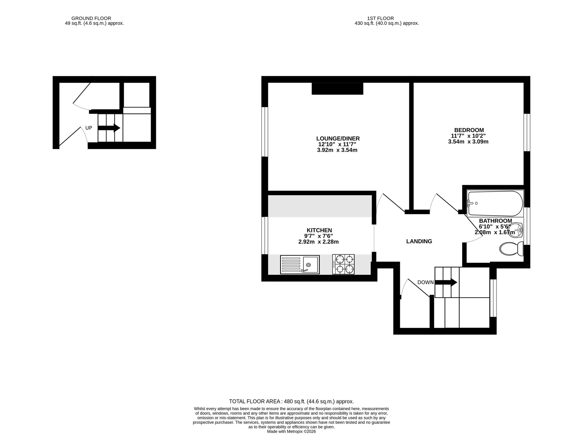 27 Glenside, Cwmbran floorplan