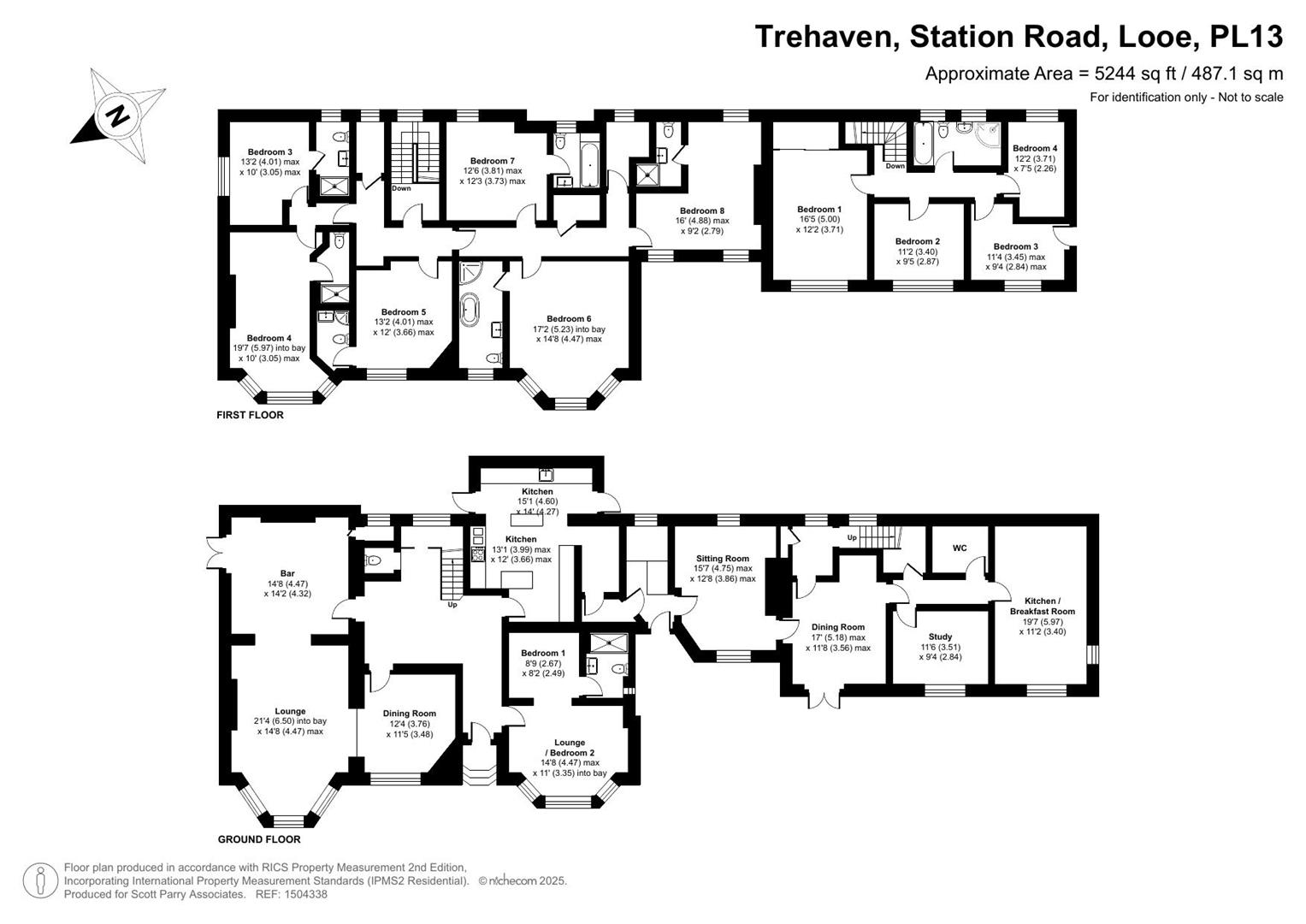 Trehaven Manor, Station Road, Looe floorplan