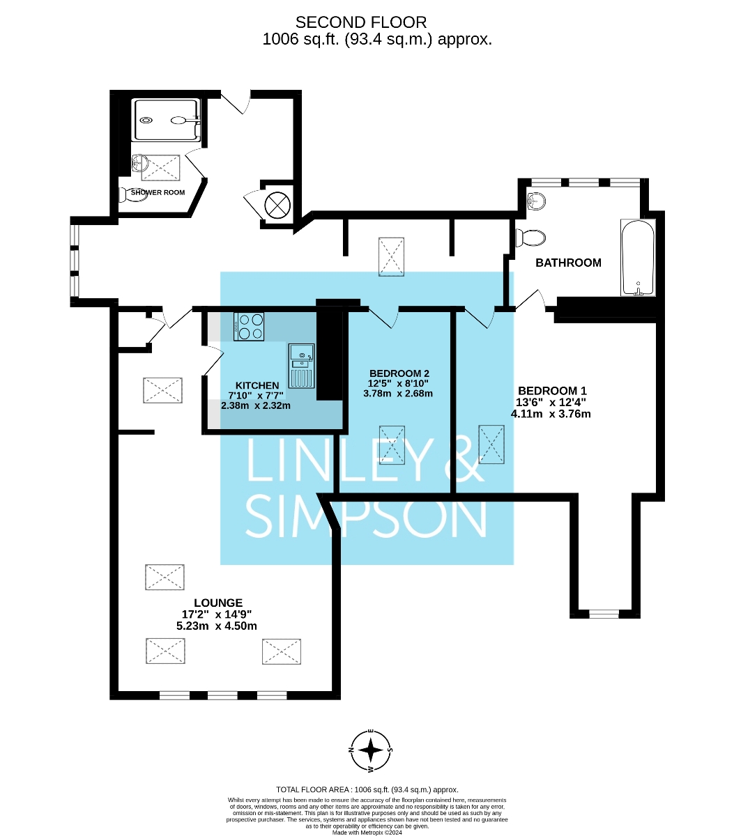 Flat 8,, Ashtree House, York floorplan