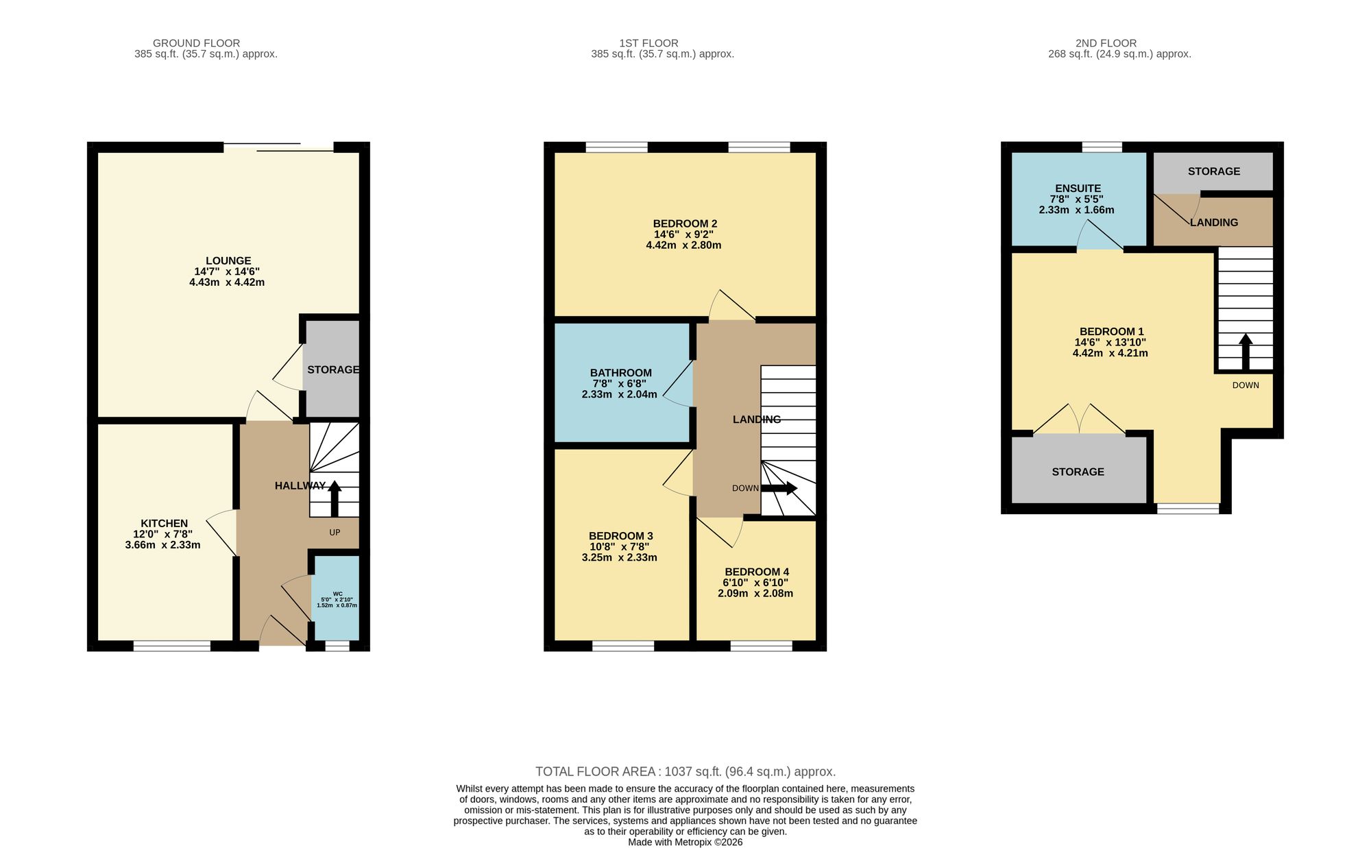 73 Valley Mill Lane, Bury floorplan