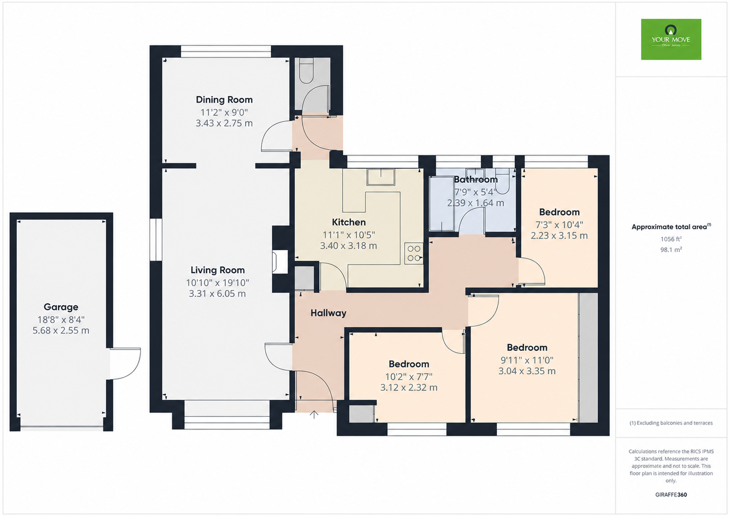 31, Park Drive, Beccles floorplan