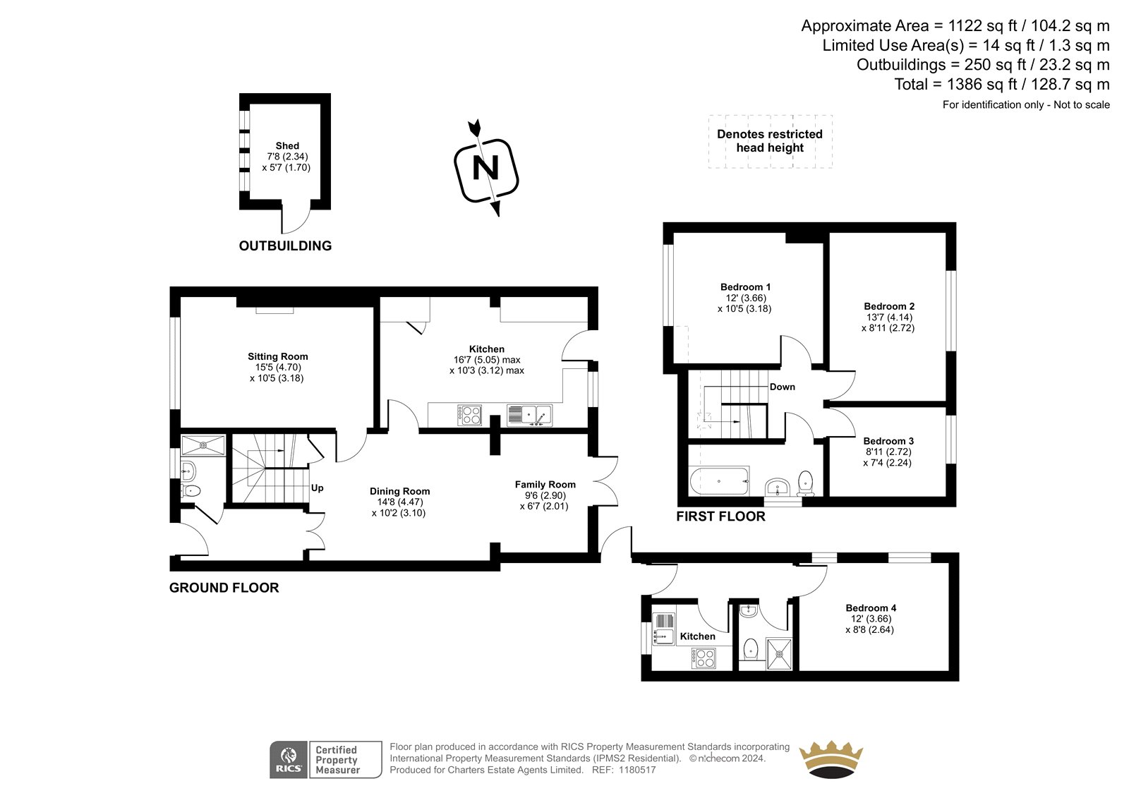 53, Wentworth Close, Surrey floorplan