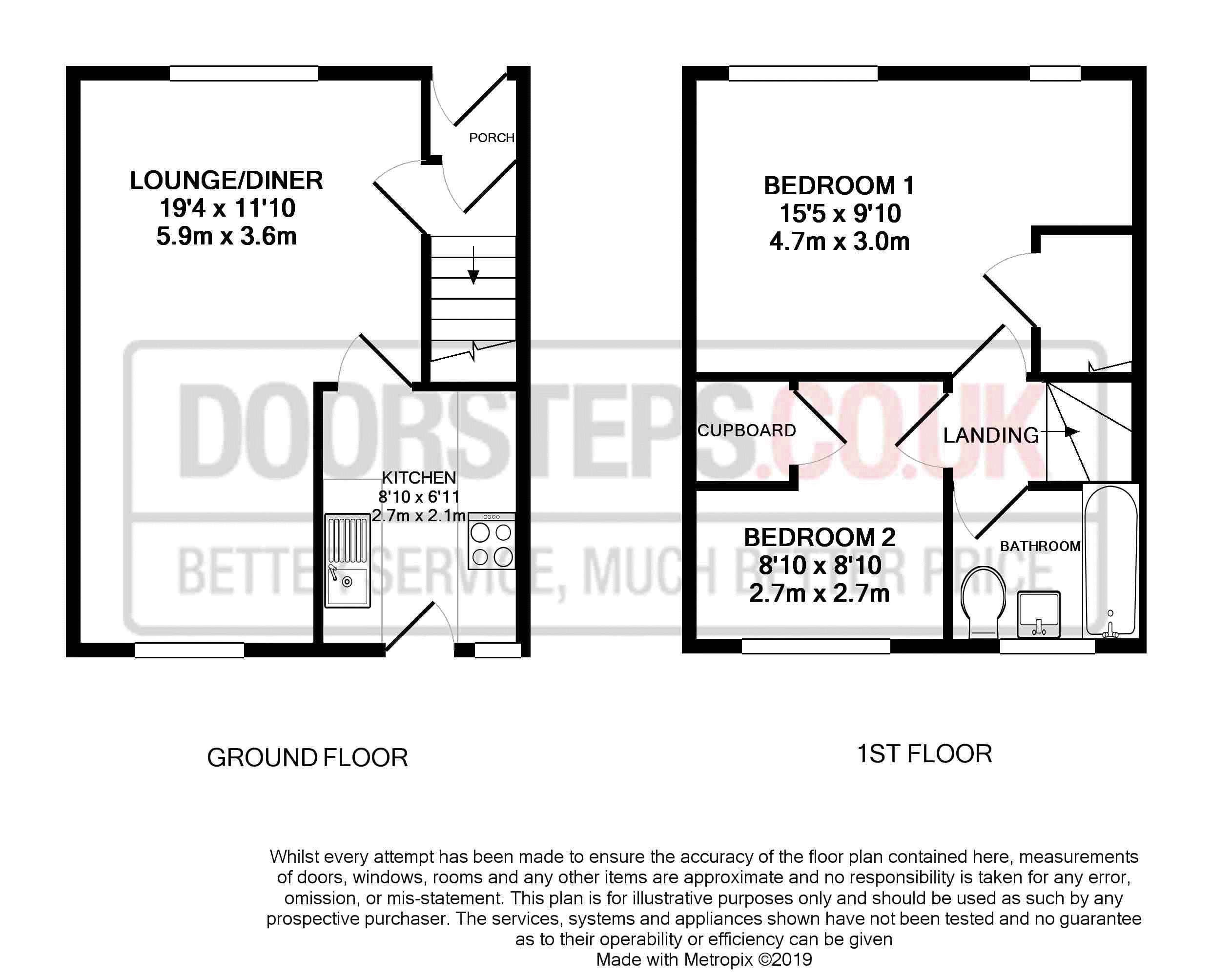 2 Bedrooms End terrace house for sale in The Gattons, Burgess Hill RH15