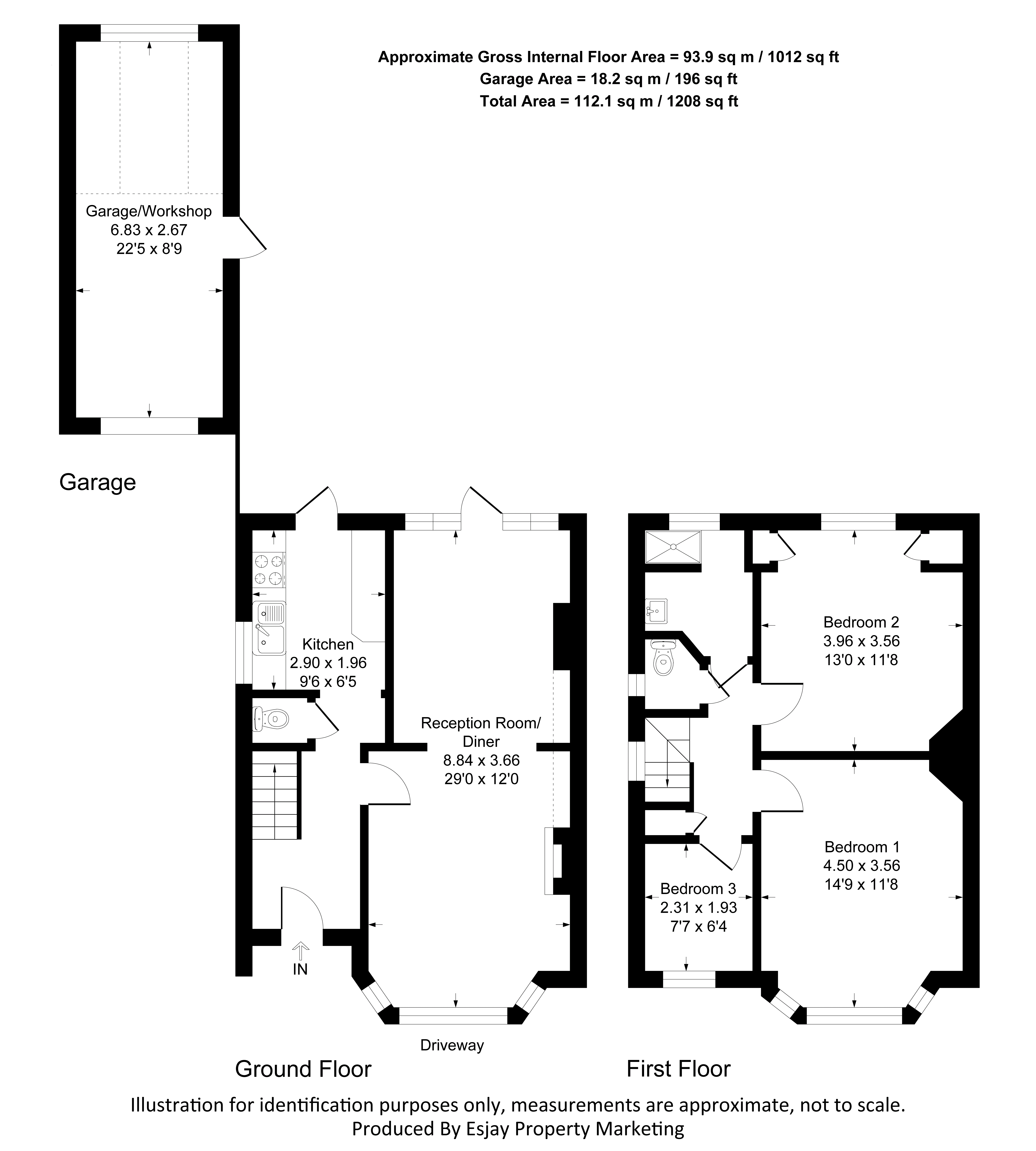 116, Motspur Park, New Malden floorplan