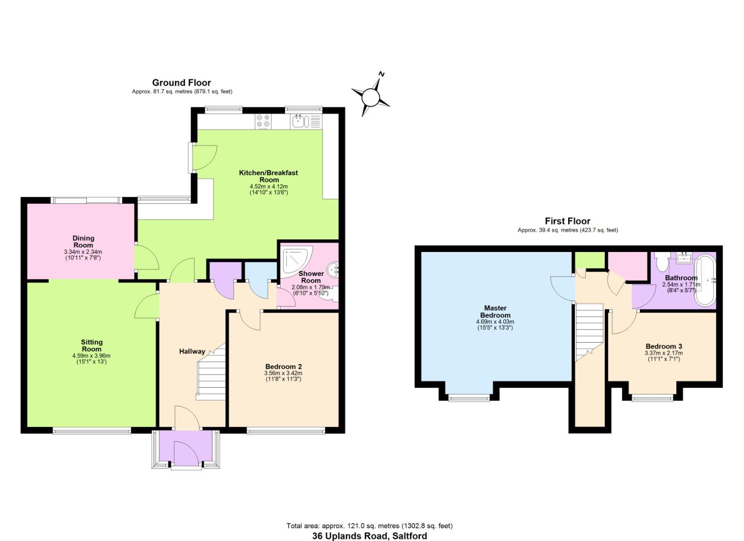 36, Uplands Road, Bristol floorplan