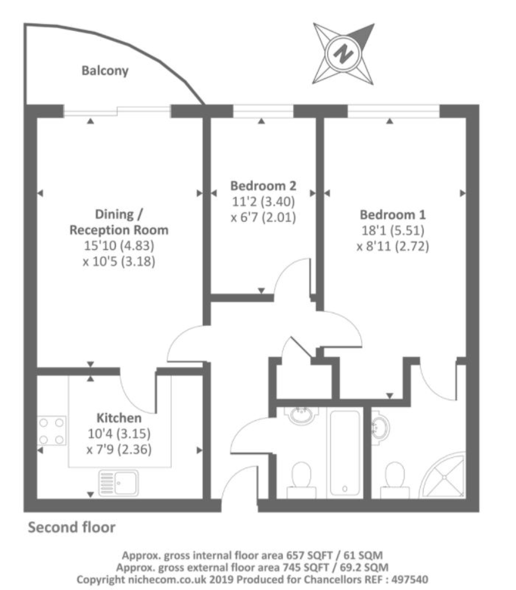 2 bed flat to rent in Jubilee Square, Reading RG1 Zoopla