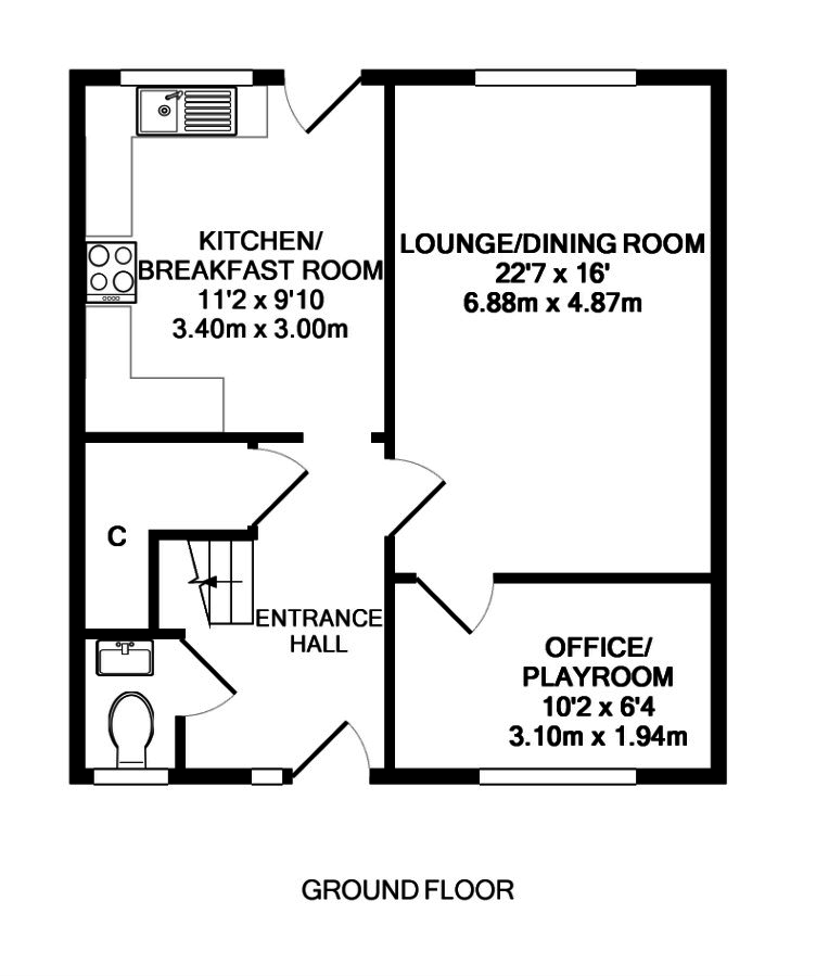 3 Bedrooms End terrace house for sale in Cloverbank, Livingston EH54