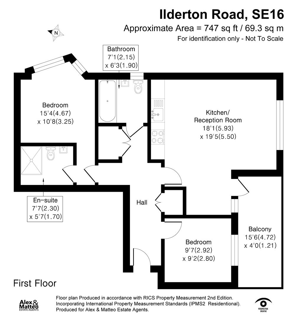 Flat 104 Milli House, 171-177, Ilderton Road, Bermondsey floorplan