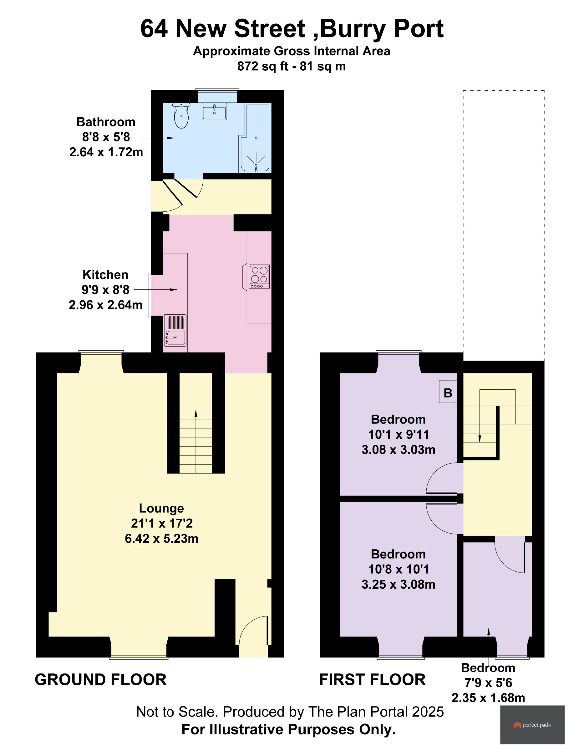 64 New Street, Burry Port floorplan