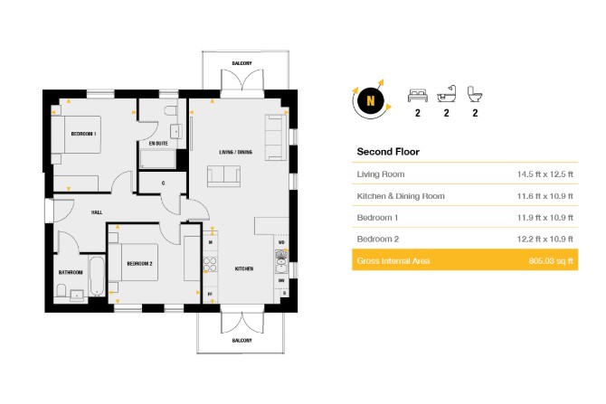 Flat 7 Eldon Court,, Eldon Park, South Norwood floorplan