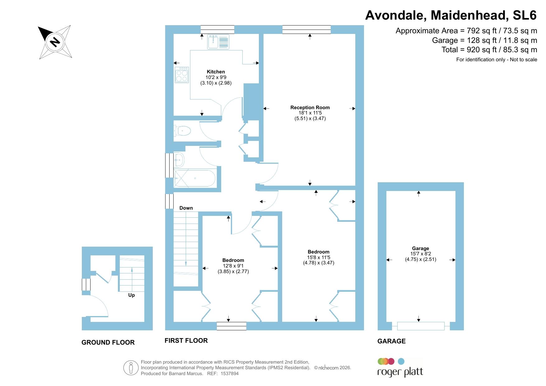 Avondale, Maidenhead floorplan