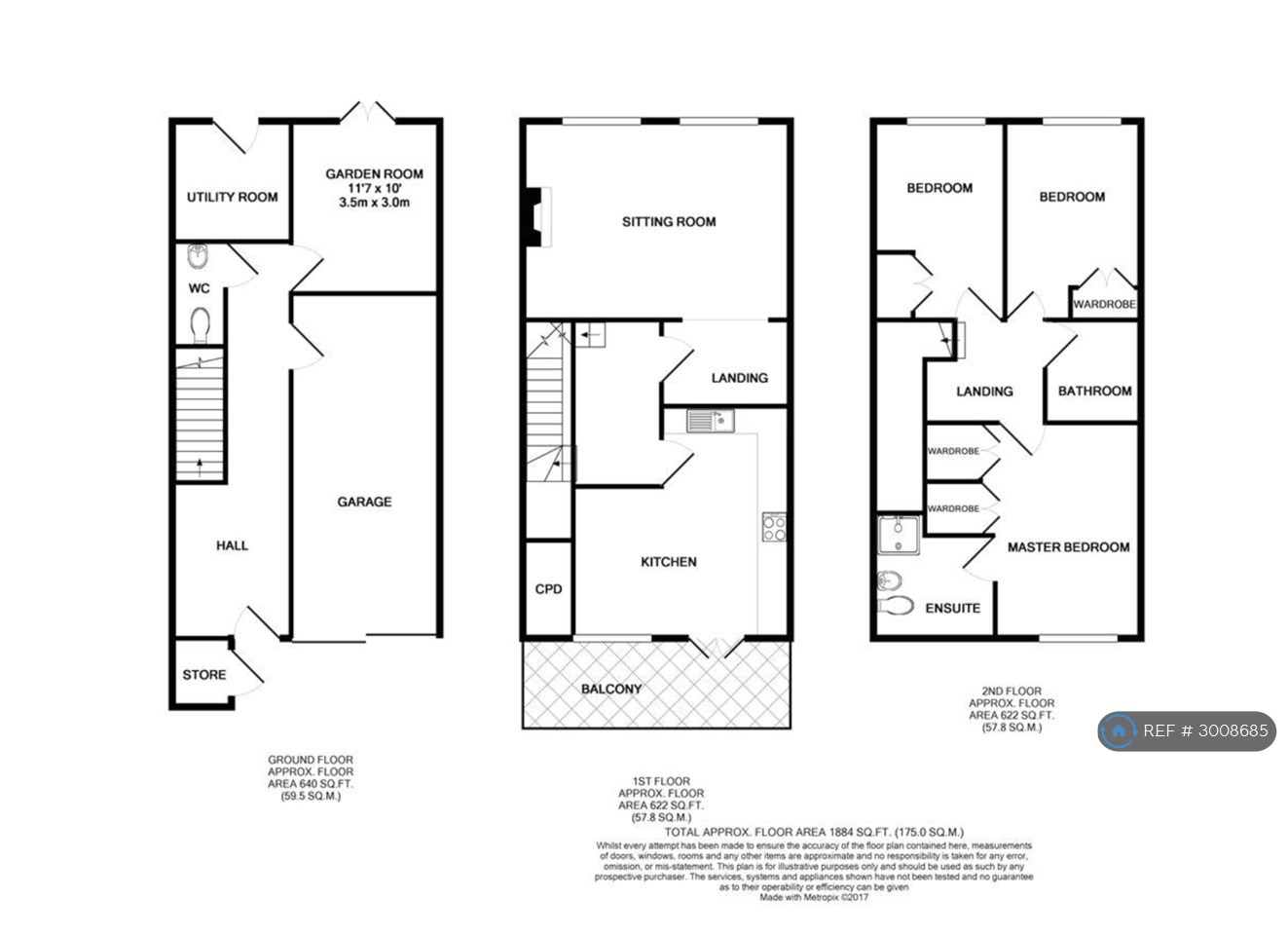 Rambures Close, Warwick floorplan