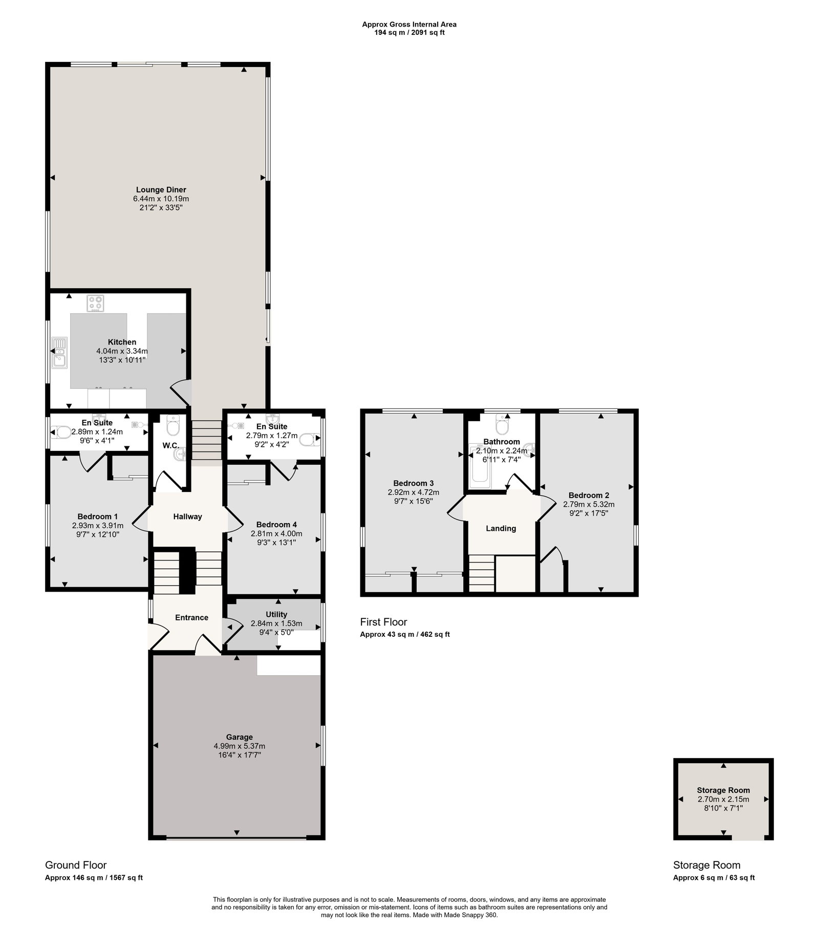 Harwood Cottage, Yelverton floorplan