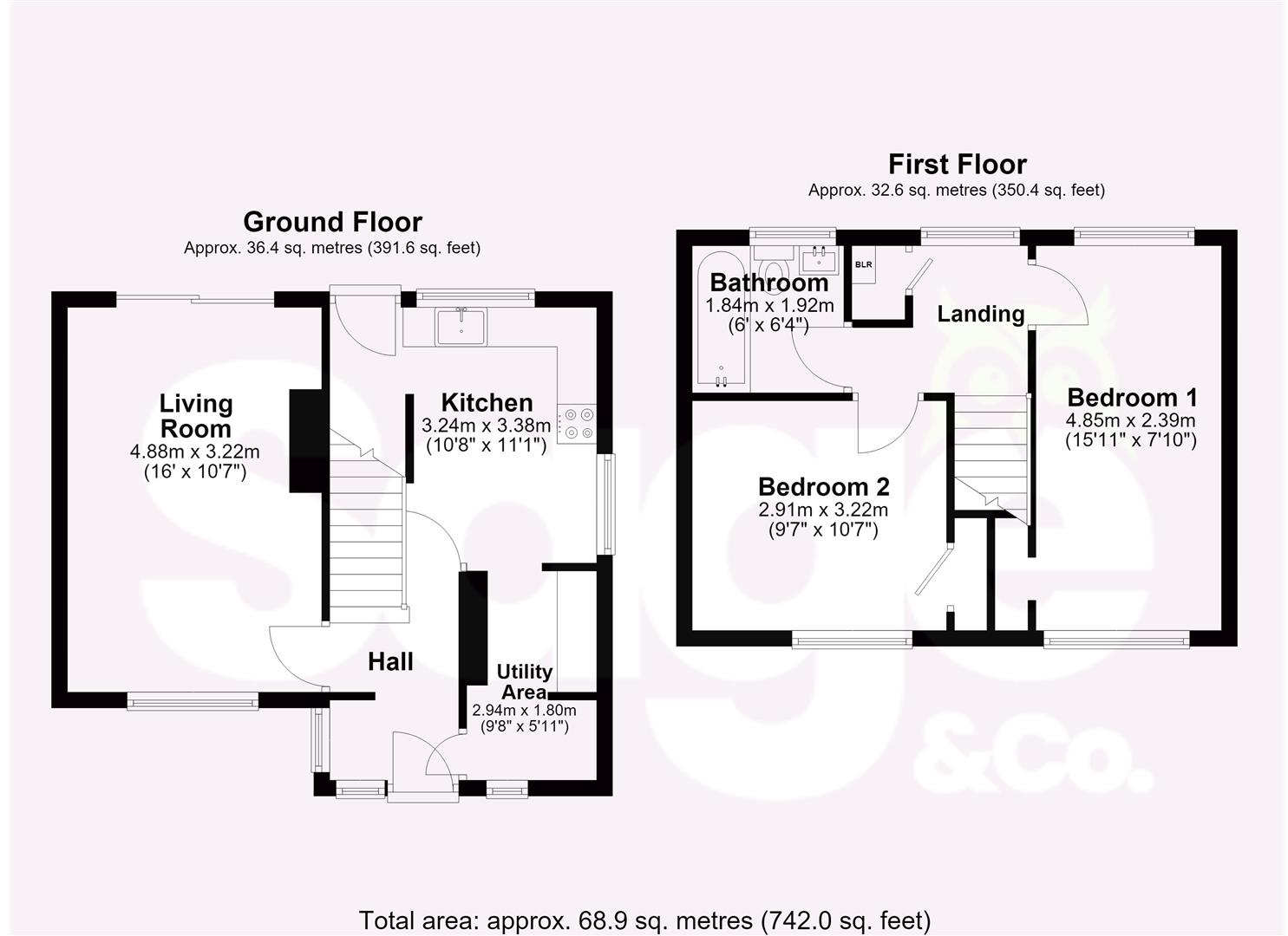 2, Fetty Place, Cwmbran floorplan