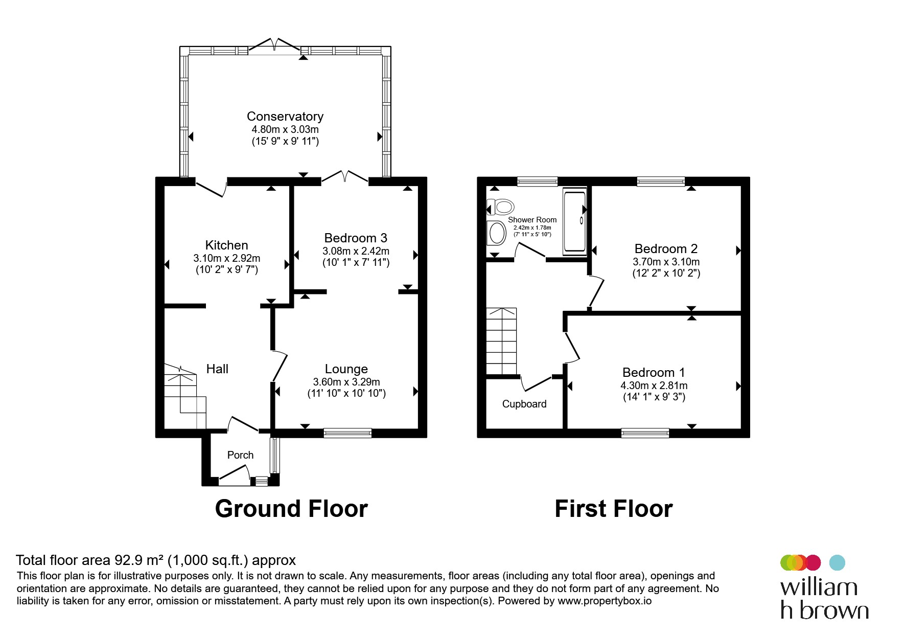 57, Rectory Wood, Harlow floorplan