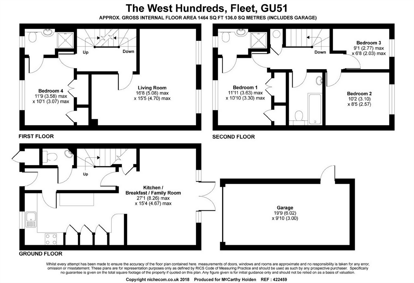 4 Bedrooms Town house for sale in The West Hundreds, Fleet GU51