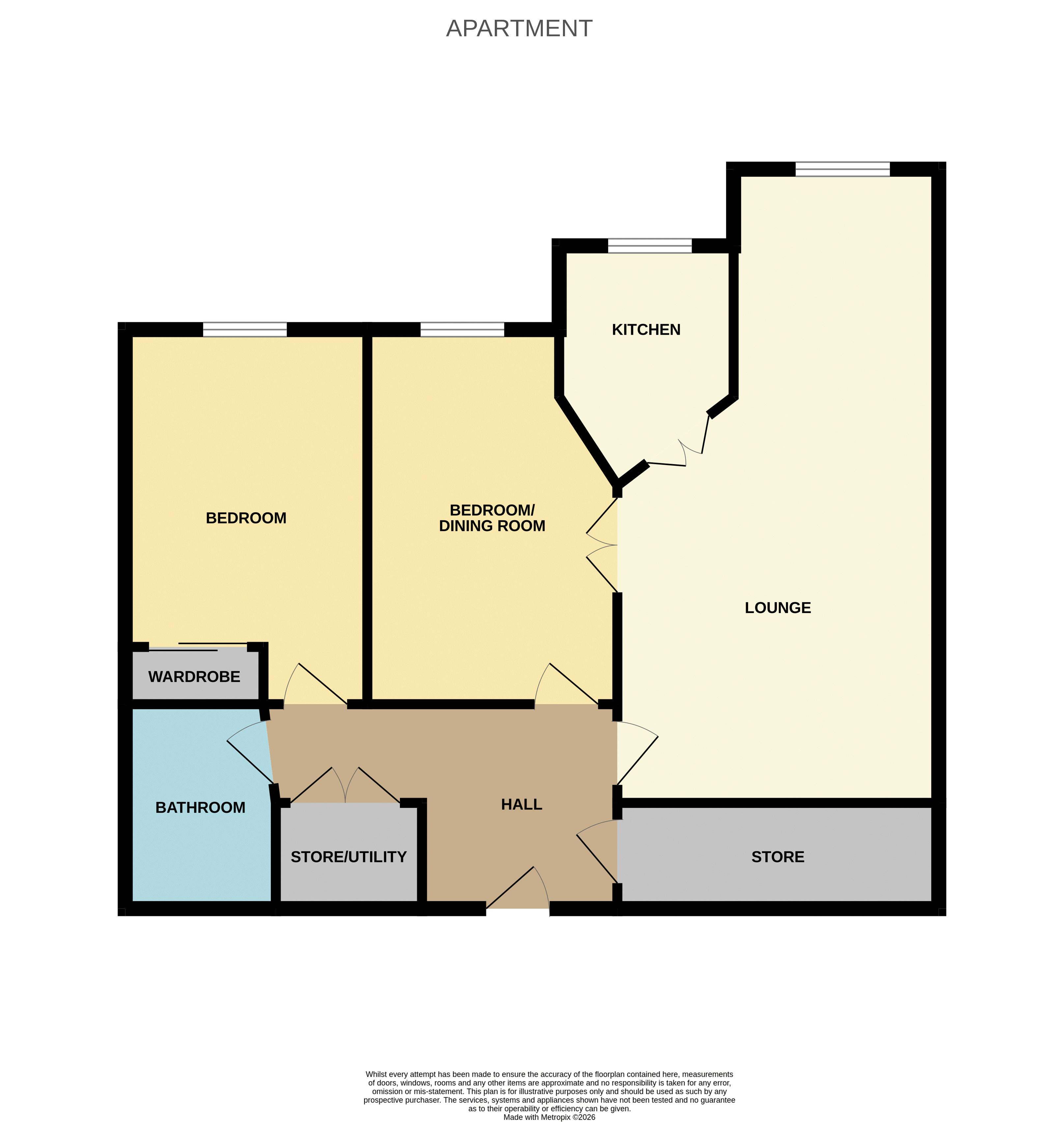 30 Adlington House, Abbey Road, Colwyn Bay floorplan