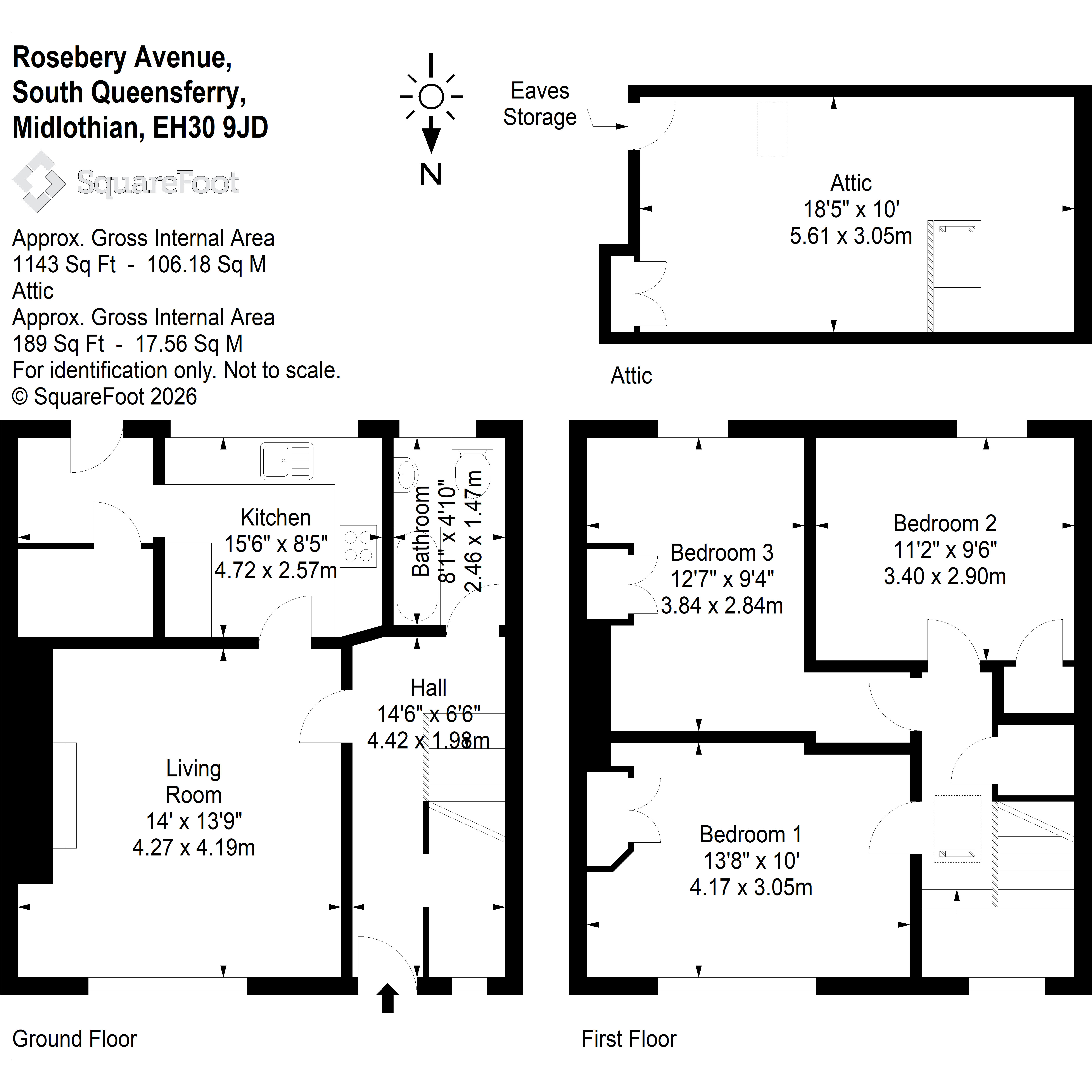 80, Rosebery Avenue, South Queensferry floorplan