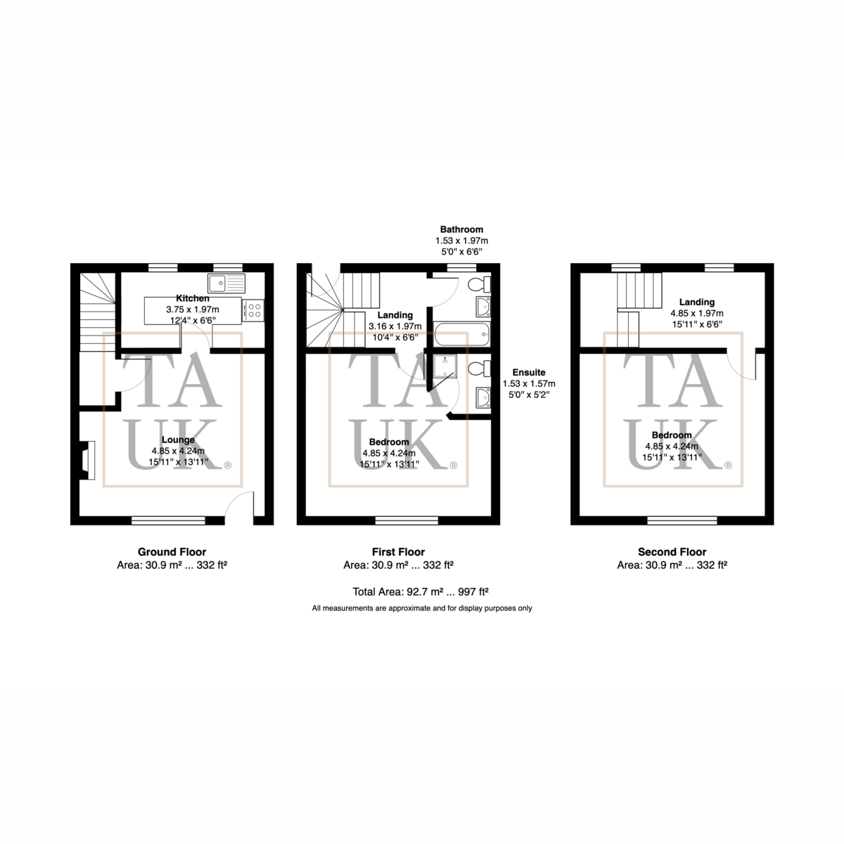 3, Terrace Road, High Peak floorplan