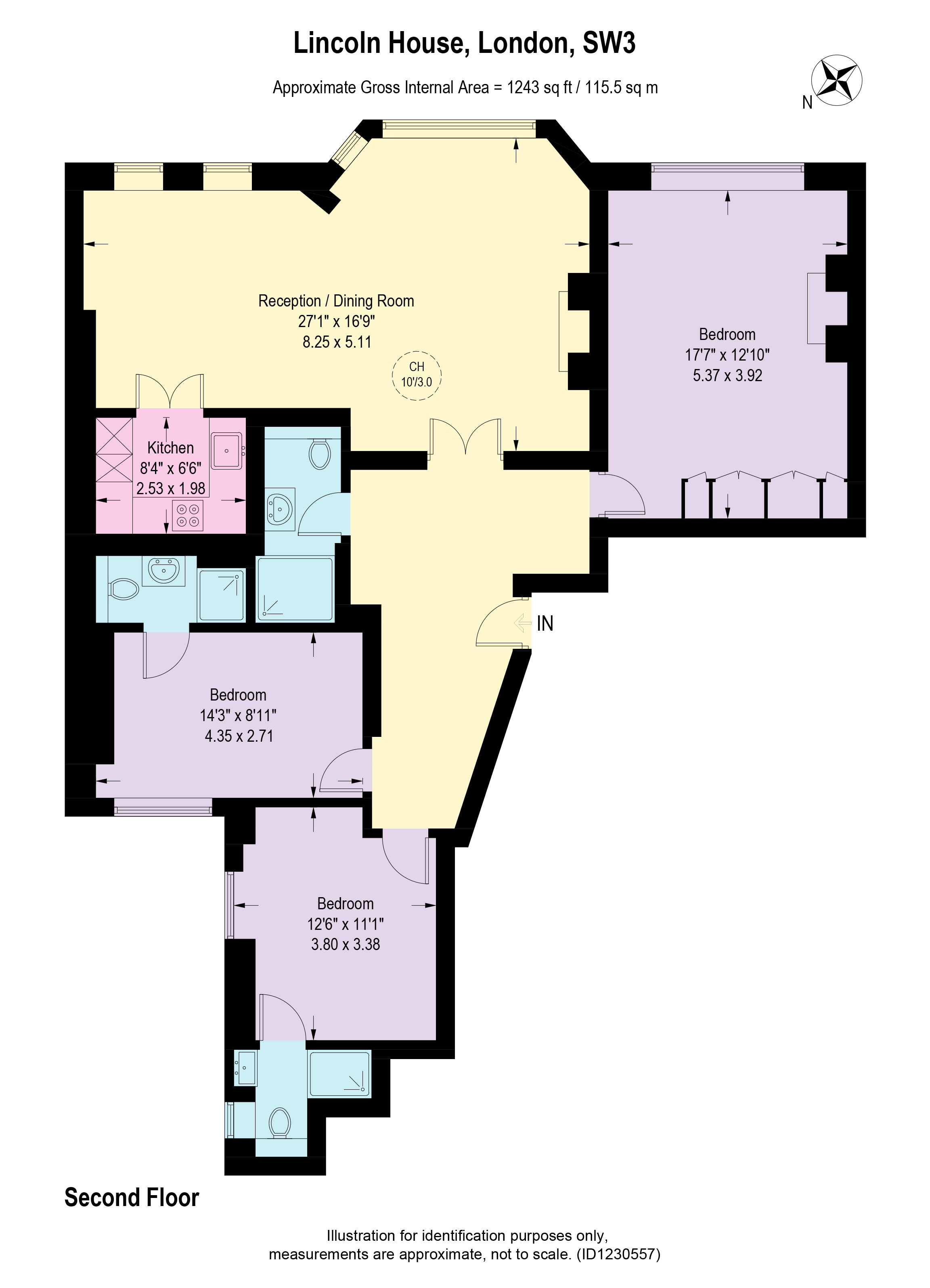 25,, Lincoln House, Knightsbridge floorplan