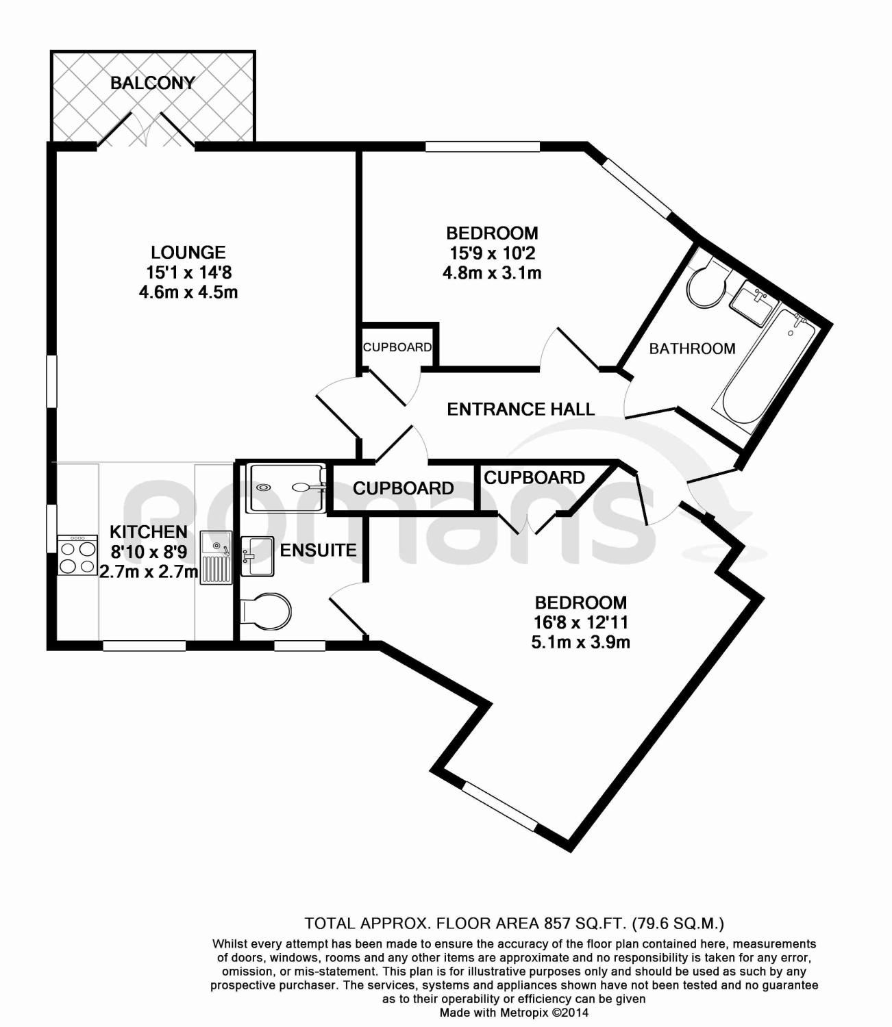 8, Gabriels Square, Reading floorplan