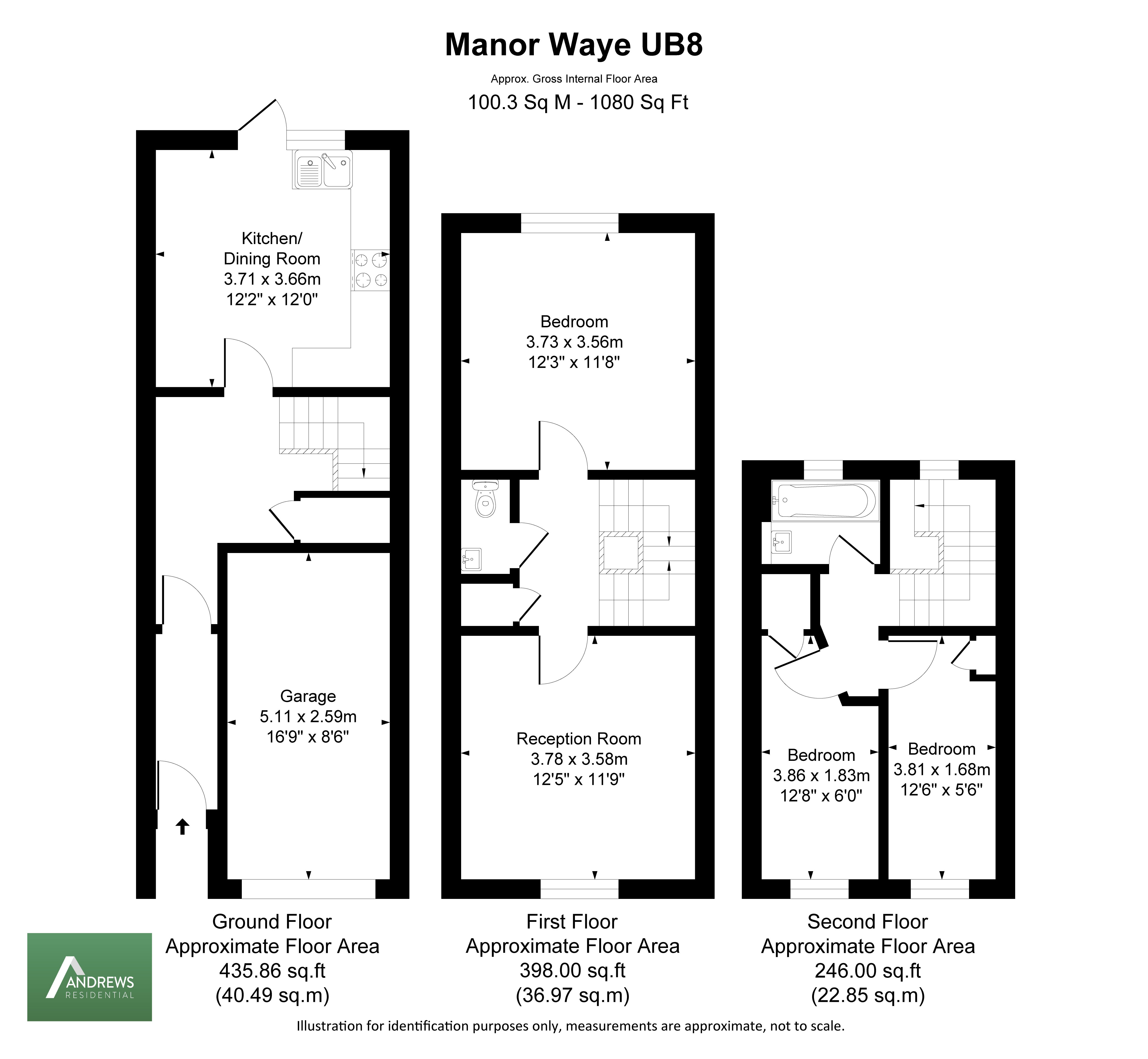 84b, Manor Waye, Uxbridge floorplan