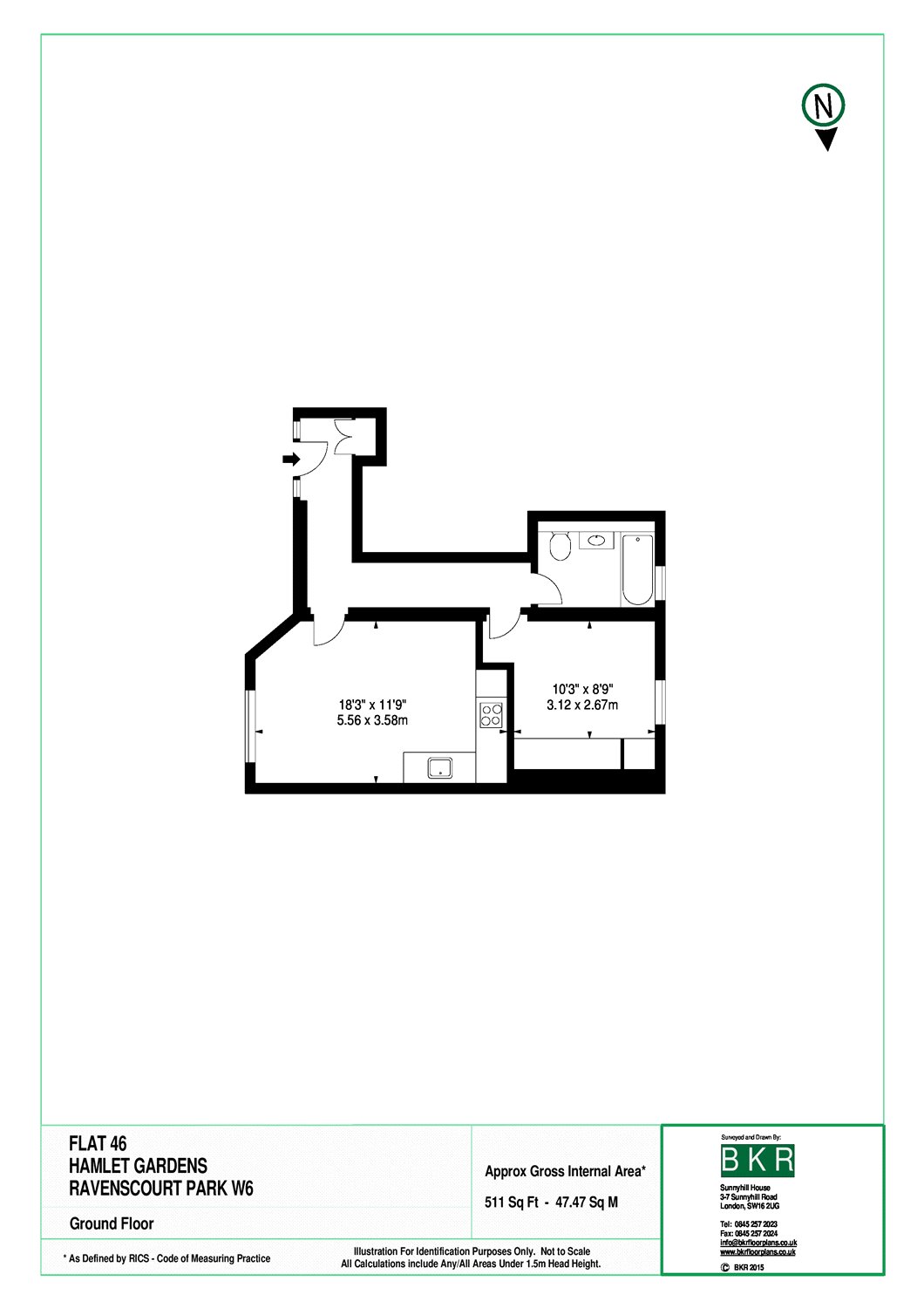 1 Bedrooms Flat to rent in Ravenscourt Park, London W6