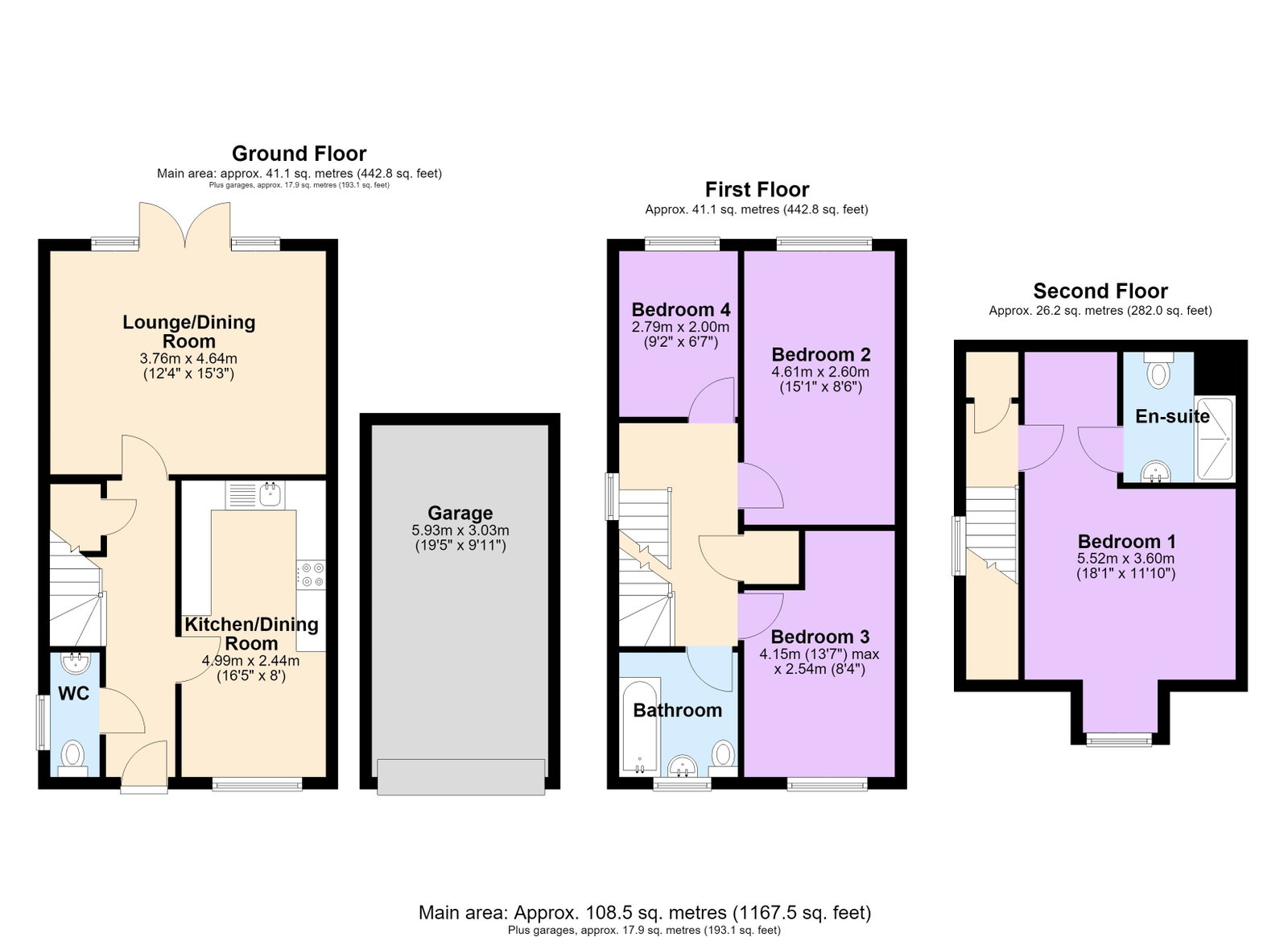 ., Hardwick Hill, Banbury floorplan