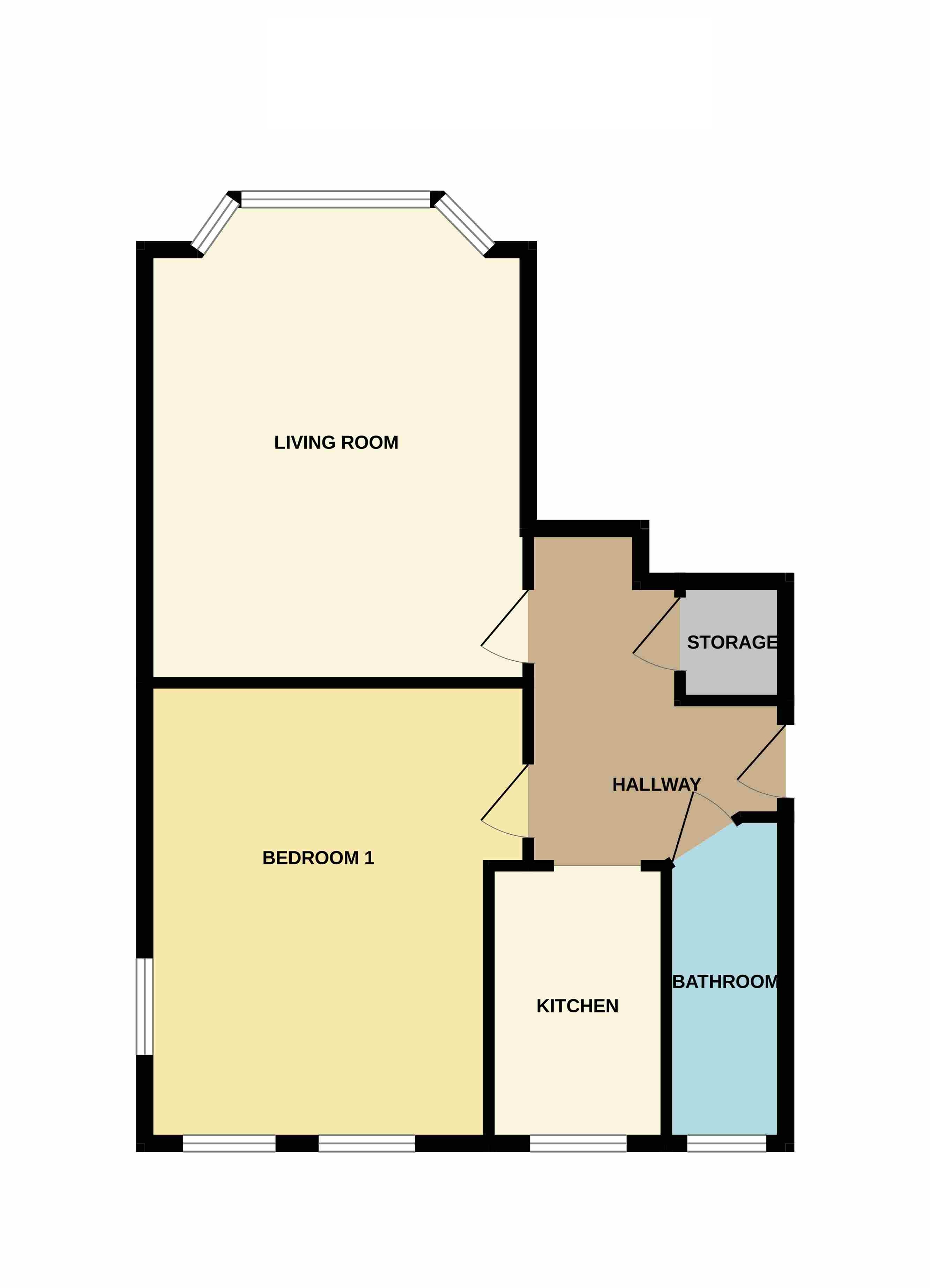 4c, High Road, Stevenston floorplan