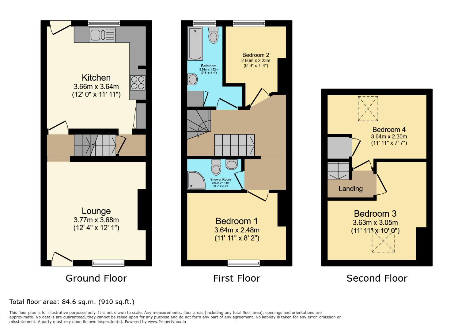 202, Lydgate Lane, Sheffield floorplan