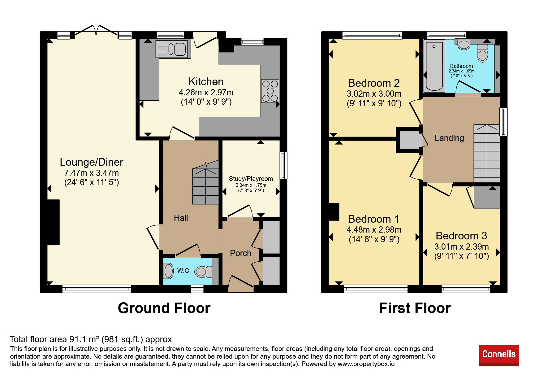 78, Merlin Way, Bristol floorplan