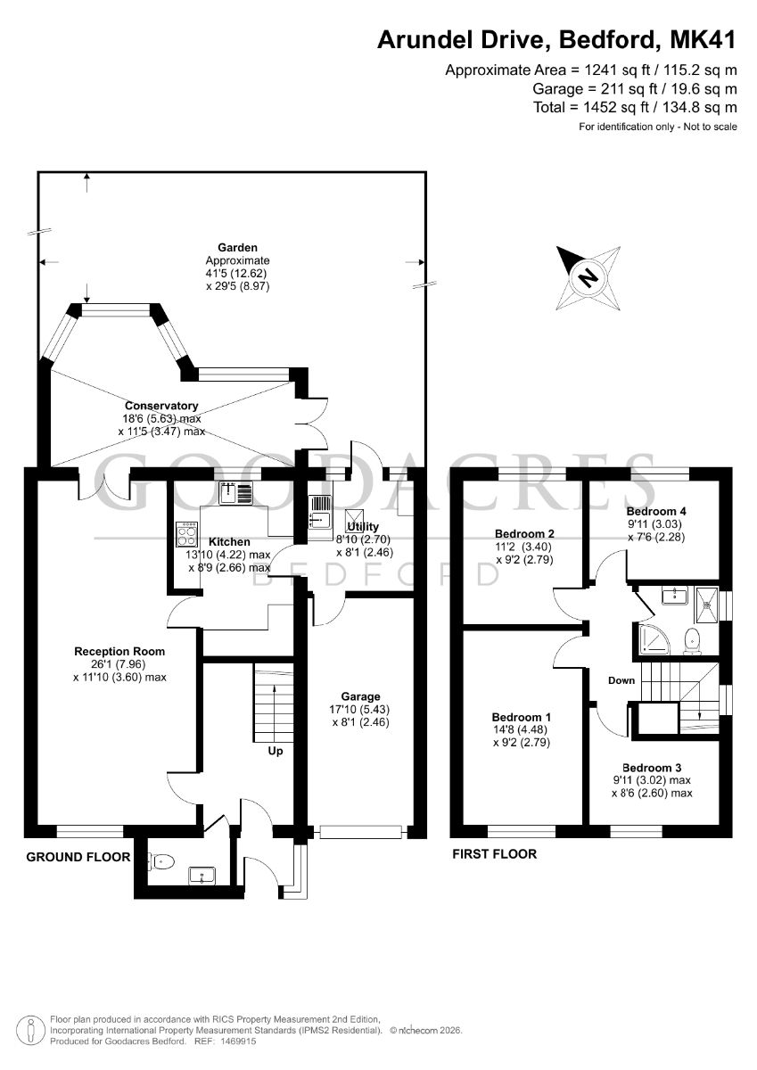 31 Arundel Drive, Bedford floorplan