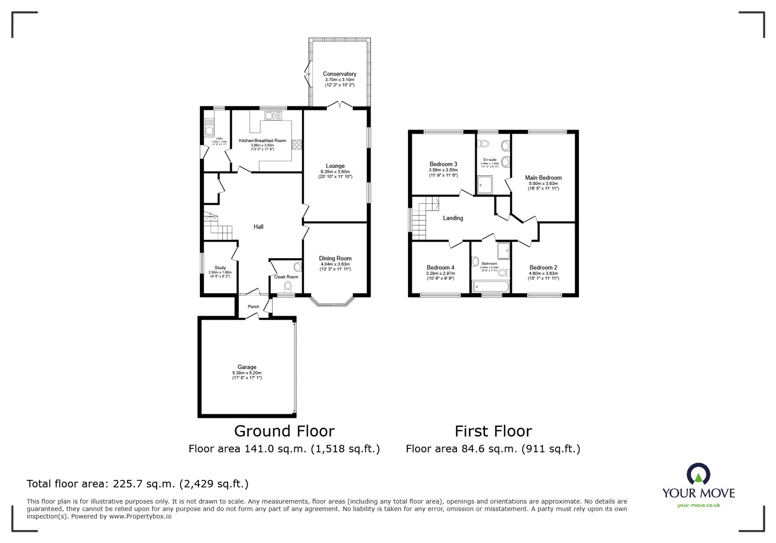 50, Eastwoods Road, Leicestershire floorplan