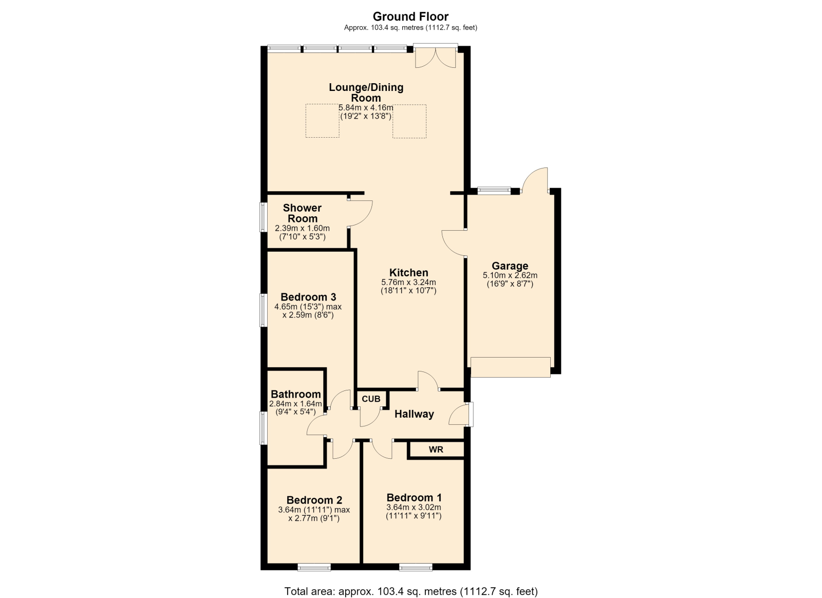 73, Hillview Lane, Twyning, Tewkesbury floorplan
