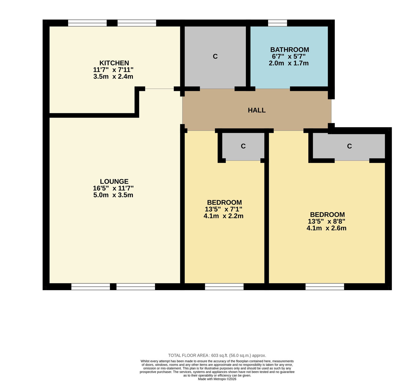 13, Tulligarth Park, Alloa floorplan