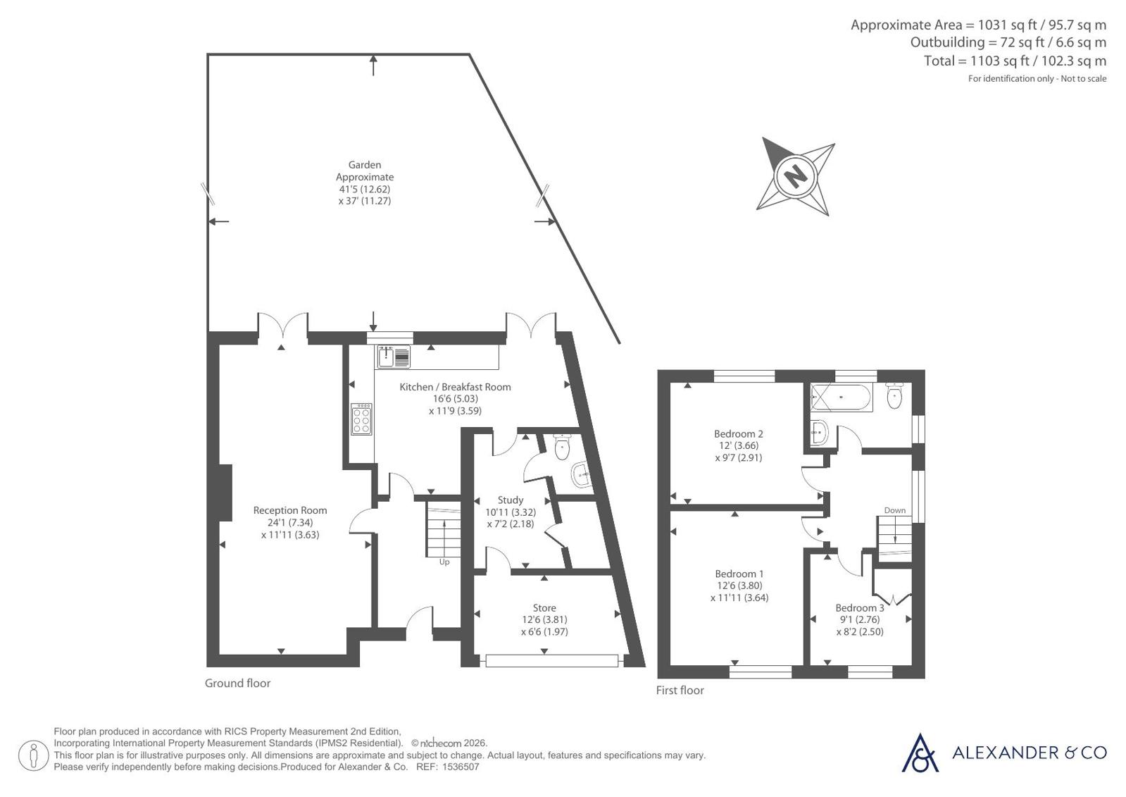 Markham Crescent, Bedfordshire floorplan