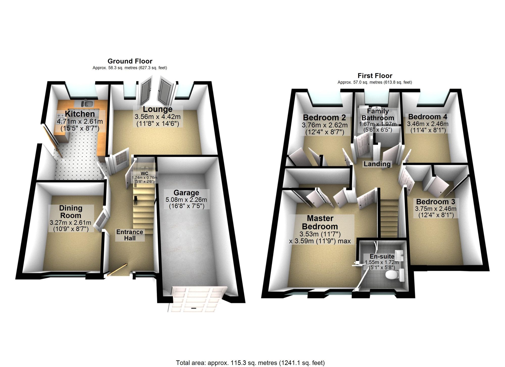 20 Evesham Close, Wellingborough floorplan