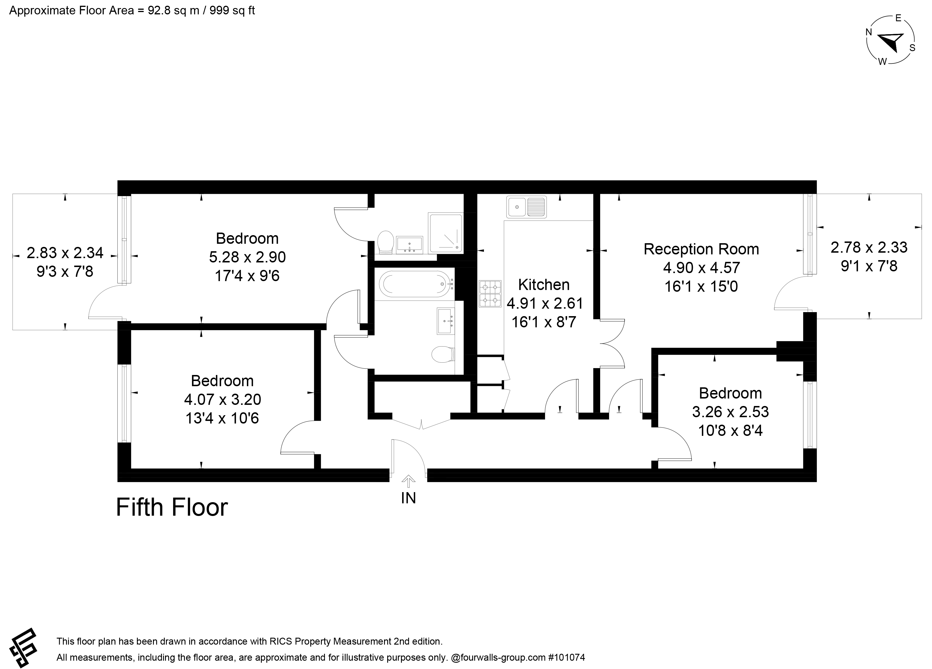 26 Bolinder Way, London floorplan