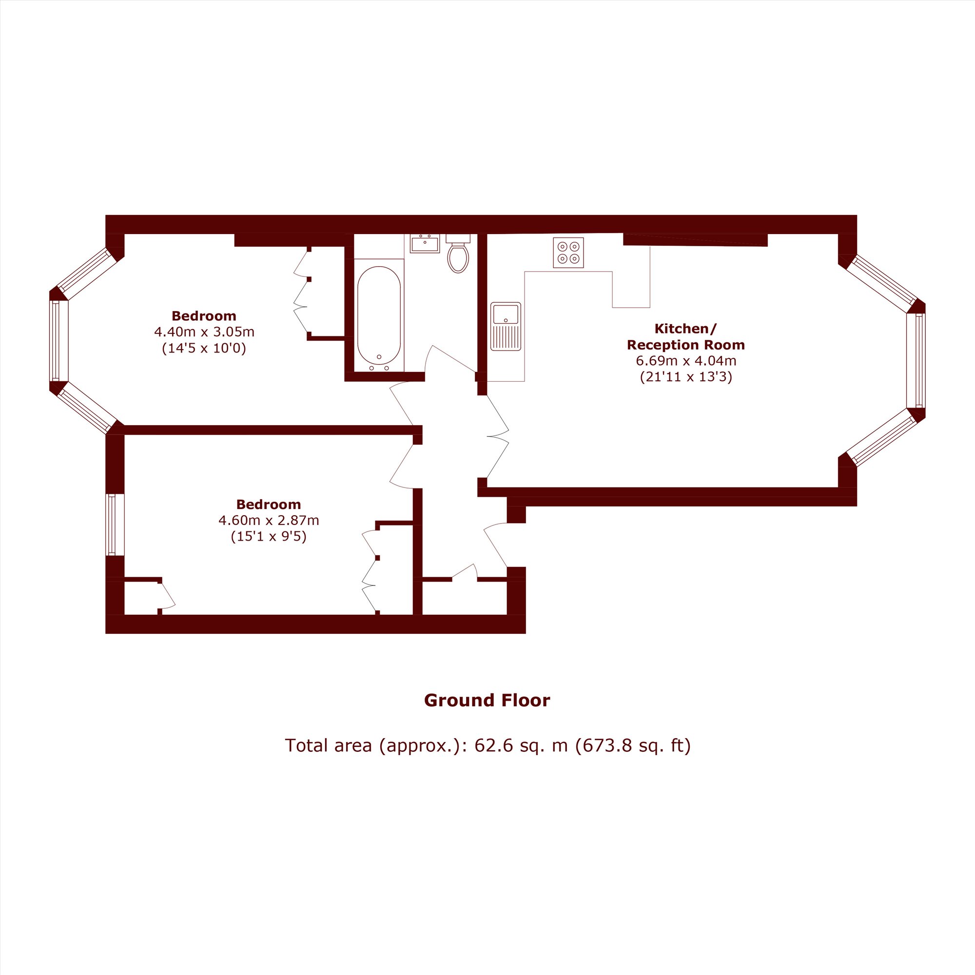 Sinclair Road, London floorplan