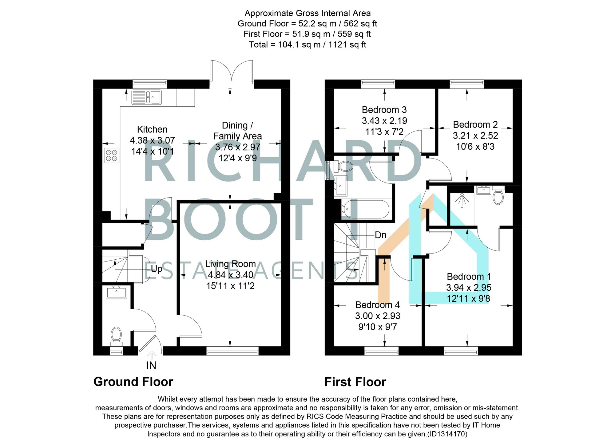 34 Mistletoe Lane, Ely floorplan